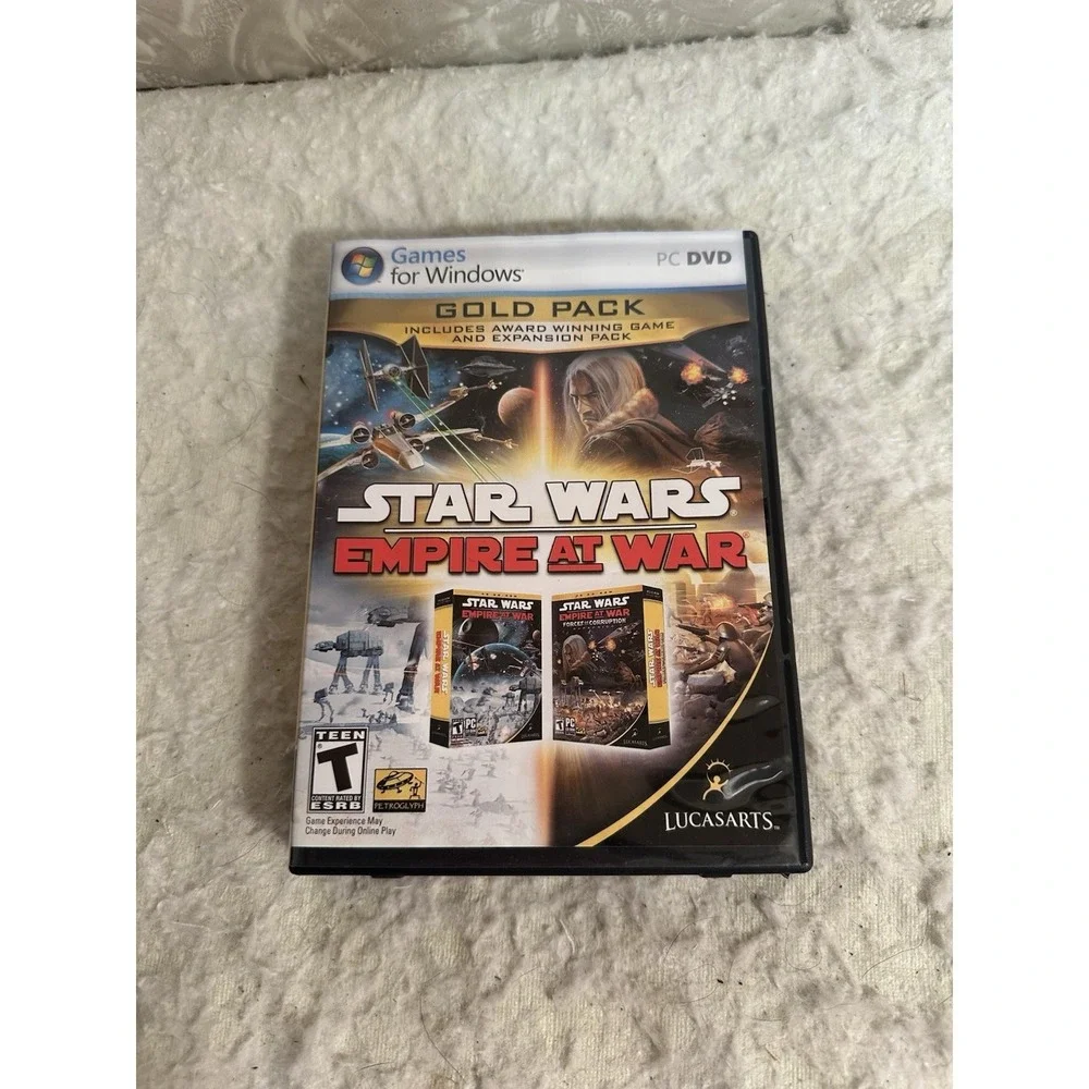 Star Wars: Empire at War Gold Pack Gold Edition PC DVD-ROM w/ Manual LucasArts